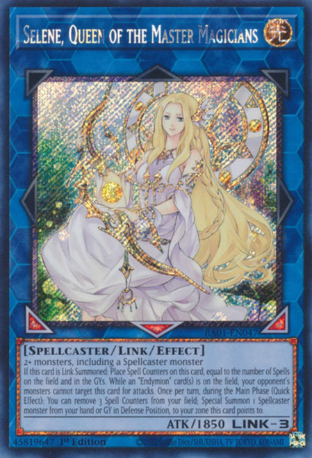 RA01-EN047 Selene, Queen of the Master Magicians (Platinum Secret Rare)