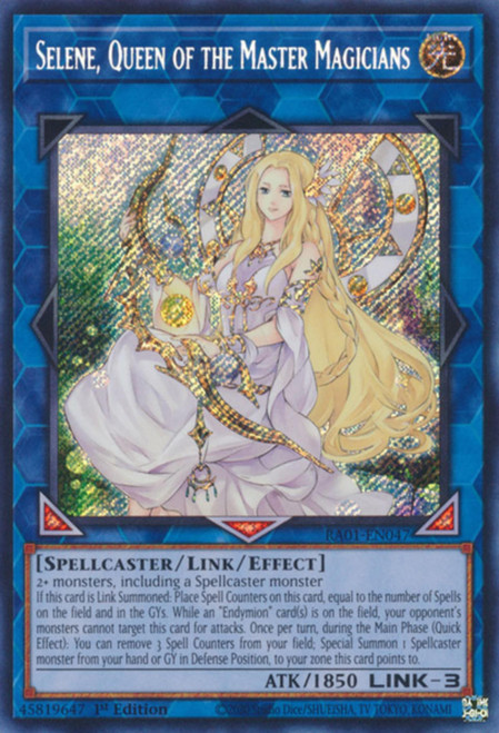 RA01-EN047 Selene, Queen of the Master Magicians (Secret Rare)