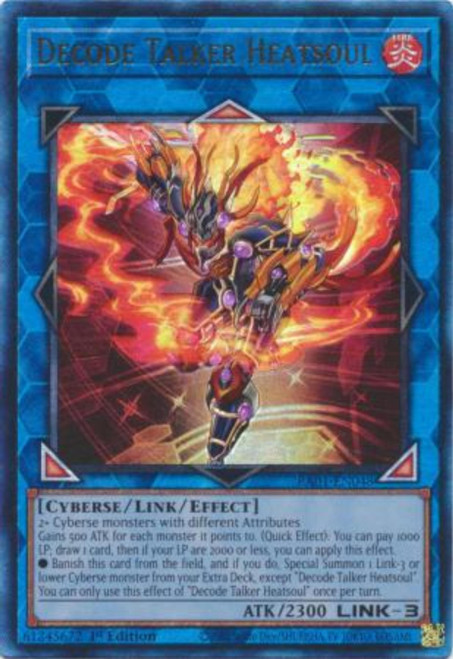 RA01-EN048 Decode Talker Heatsoul (Ultimate Rare)