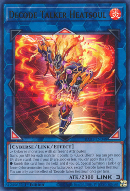 RA01-EN048 Decode Talker Heatsoul (Ultra Rare)