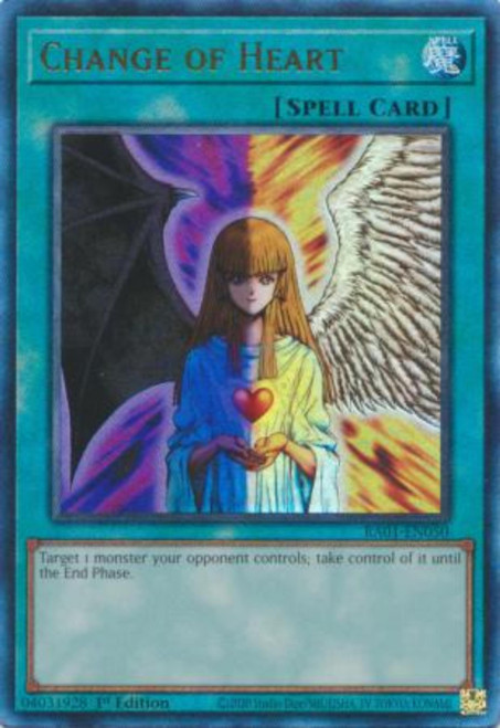 RA01-EN050 Change of Heart (Ultimate Rare)