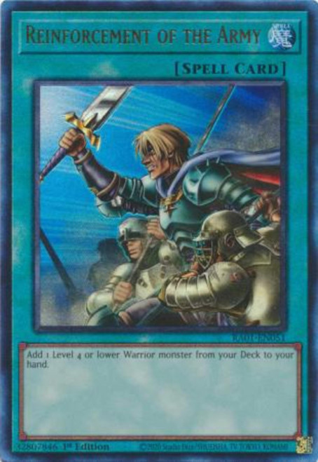 RA01-EN051 Reinforcement of the Army (Ultimate Rare)