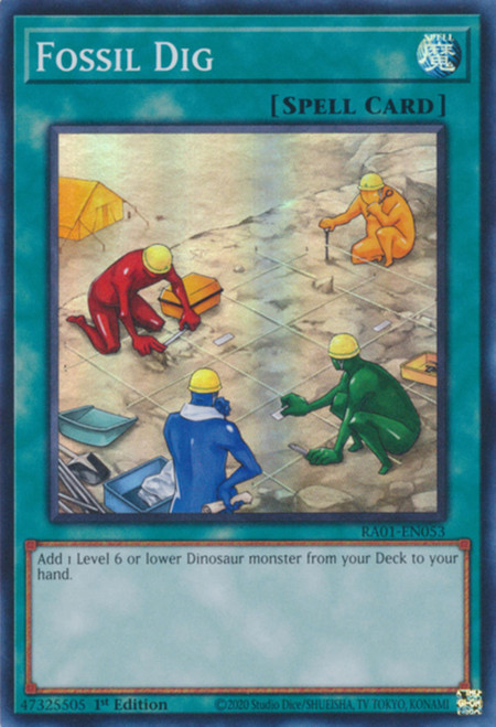 RA01-EN053 Fossil Dig (Collector's Rare)
