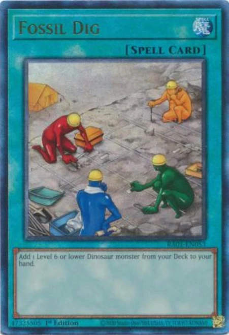 RA01-EN053 Fossil Dig (Ultimate Rare)