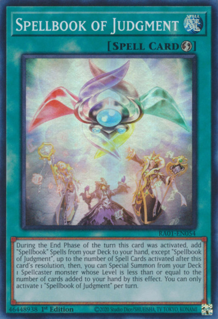 RA01-EN054 Spellbook of Judgment (Super Rare)
