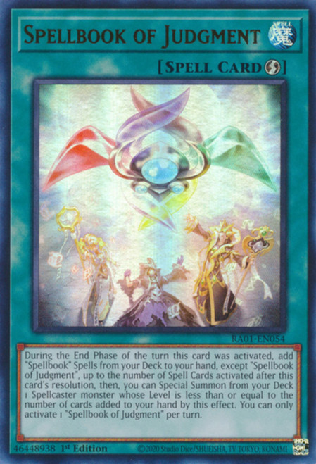 RA01-EN054 Spellbook of Judgment (Ultra Rare)