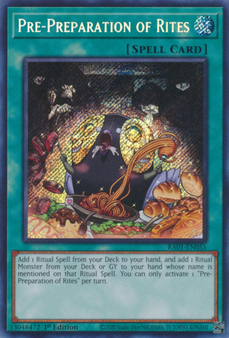 RA01-EN055 Pre-Preparation of Rites (Secret Rare)
