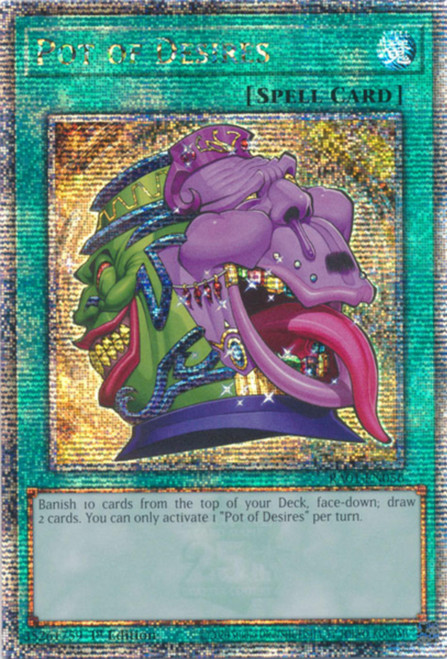 RA01-EN056 Pot of Desires (Quarter Century Secret Rare)