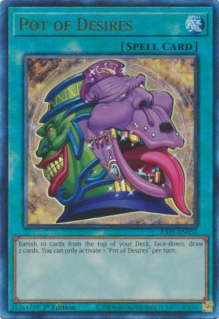 RA01-EN056 Pot of Desires (Ultimate Rare)