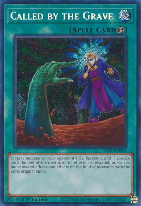 RA01-EN057 Called by the Grave (Secret Rare)