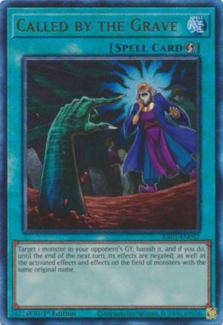 RA01-EN057 Called by the Grave (Ultimate Rare)