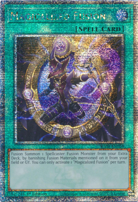 RA01-EN058 Magicalized Fusion (Quarter Century Secret Rare)
