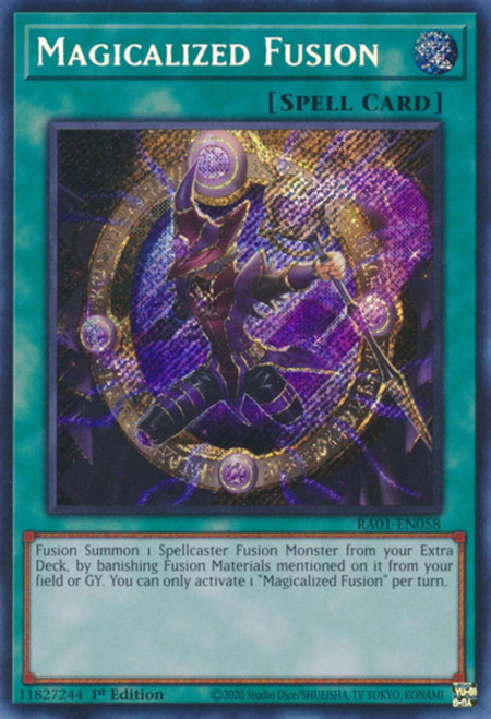 RA01-EN058 Magicalized Fusion (Secret Rare)