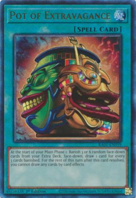 RA01-EN059 Pot of Extravagance (Ultimate Rare)