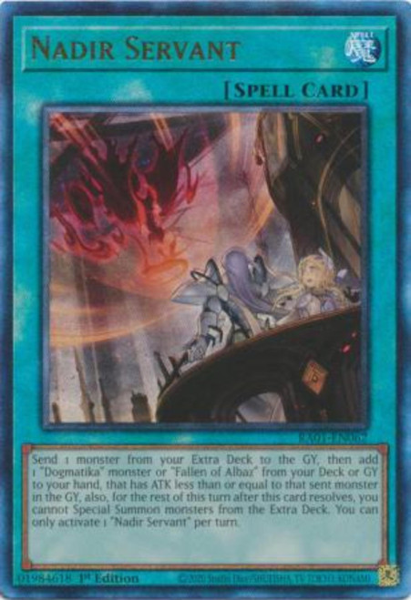 RA01-EN062 Nadir Servant (Ultimate Rare)