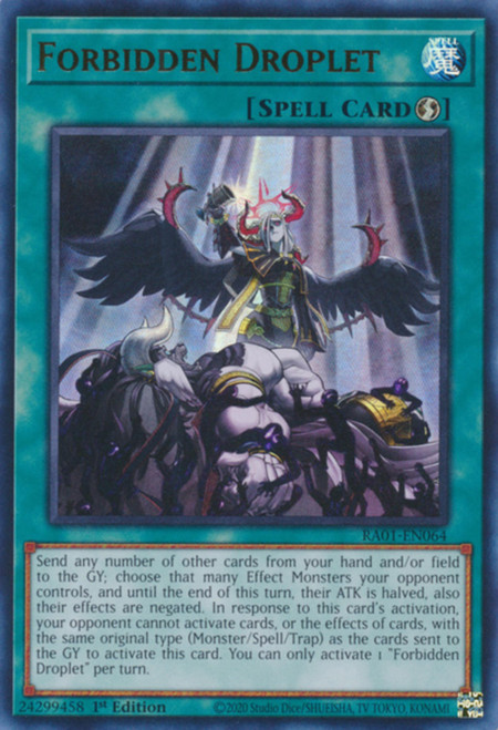 RA01-EN064 Forbidden Droplet (Ultra Rare)