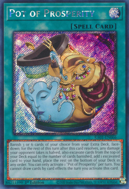 RA01-EN066 Pot of Prosperity (Platinum Secret Rare)