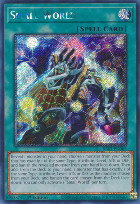RA01-EN067 Small World (Platinum Secret Rare)