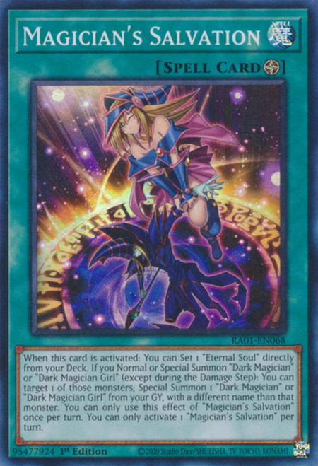 RA01-EN068 Magician's Salvation (Collector's Rare)