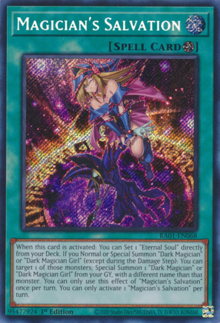 RA01-EN068 Magician's Salvation (Secret Rare)
