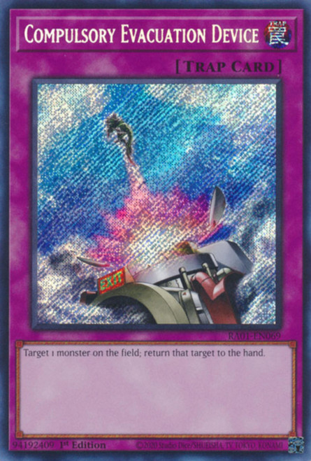 RA01-EN069 Compulsory Evacuation Device (Secret Rare)