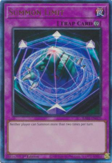 RA01-EN070 Summon Limit (Ultimate Rare)
