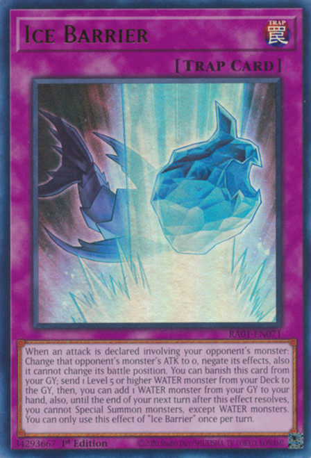 RA01-EN071 Ice Barrier (Ultra Rare)
