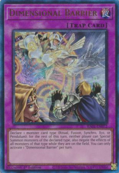 RA01-EN072 Dimensional Barrier (Ultimate Rare)