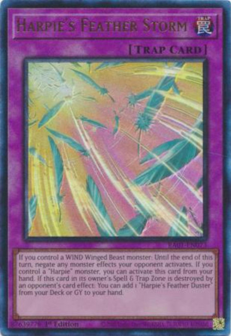 RA01-EN073 Harpie's Feather Storm (Ultimate Rare)