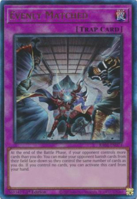 RA01-EN074 Evenly Matched (Ultimate Rare)