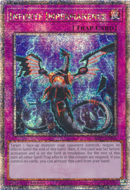 RA01-EN075 Infinite Impermanence (Quarter Century Secret Rare)