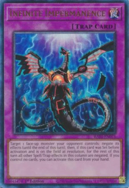 RA01-EN075 Infinite Impermanence (Ultimate Rare)