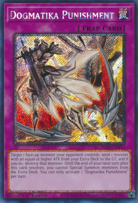 RA01-EN076 Dogmatika Punishment (Platinum Secret Rare)