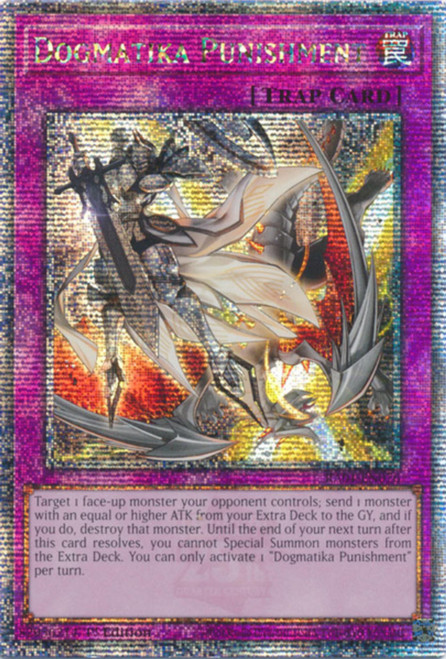 RA01-EN076 Dogmatika Punishment (Quarter Century Secret Rare)
