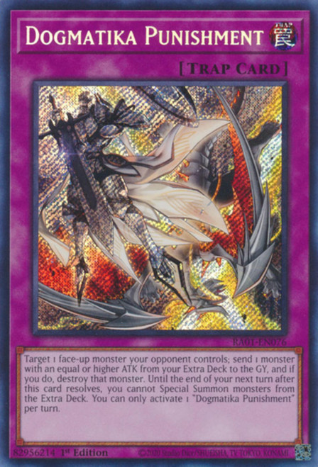 RA01-EN076 Dogmatika Punishment (Secret Rare)