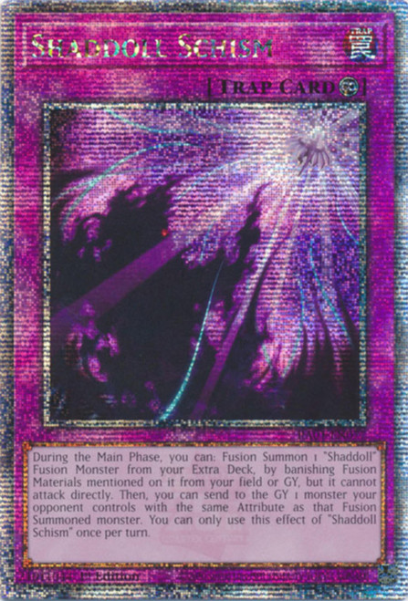 RA01-EN077 Shaddoll Schism (Quarter Century Secret Rare)