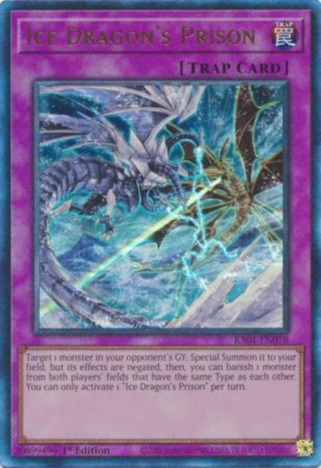 RA01-EN078 Ice Dragon's Prison (Ultimate Rare)