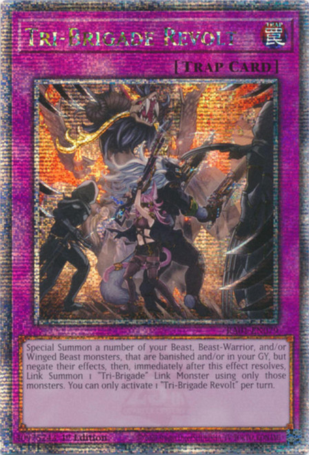 RA01-EN079 Tri-Brigade Revolt (Quarter Century Secret Rare)