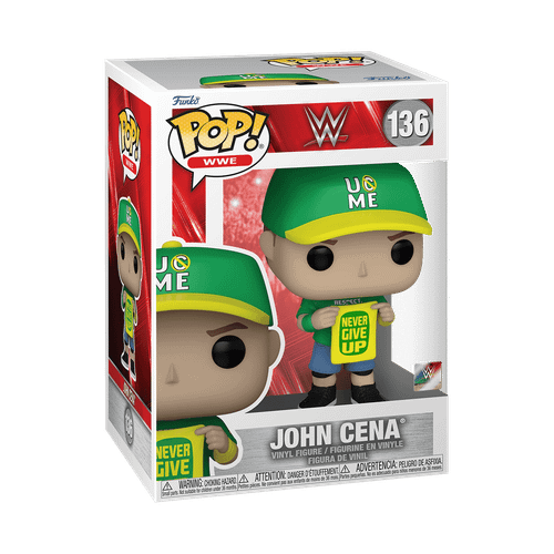 POP! WWE #136 John Cena with Never Give Up towel