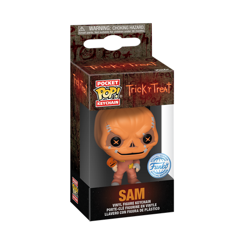 Pocket POP! Keychain: Trick 'r Treat - Sam Unmasked with Lollipop
