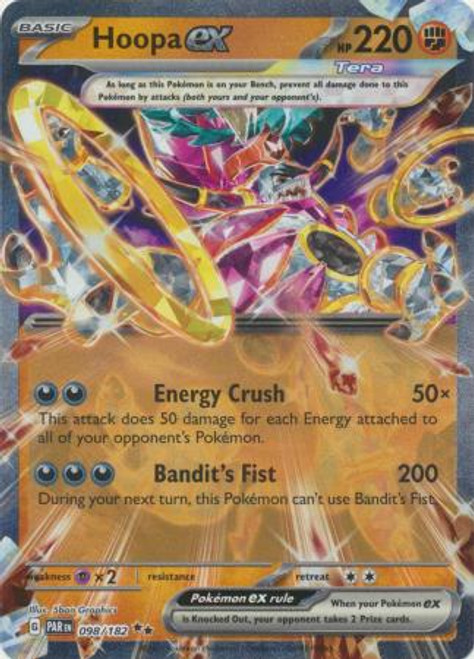 SV Paradox Rift 098/182 Hoopa ex (Half Art)