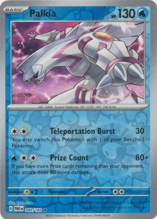 SV Paradox Rift 040/182 Palkia (Reverse Holo)