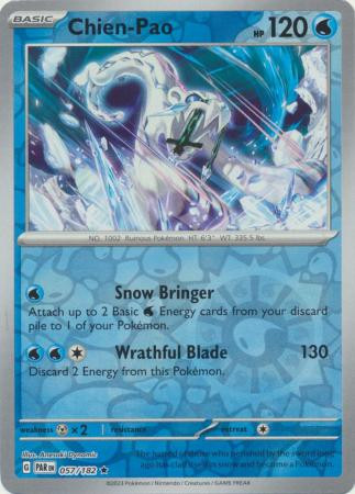 SV Paradox Rift 057/182 Chien-Pao (Reverse Holo)