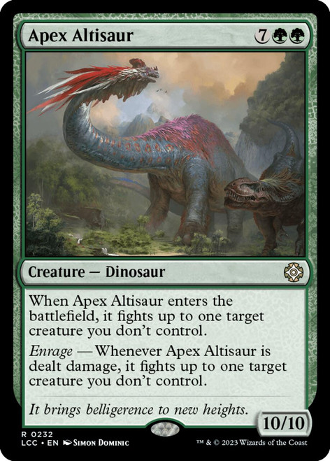 Apex Altisaur | Lost Caverns of Ixalan Commander