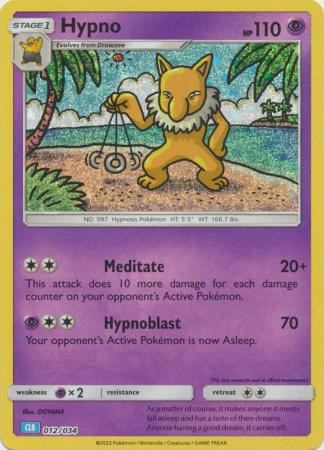TCG Classic Collection: Blastoise Deck 012/034 Hypno (Holo)