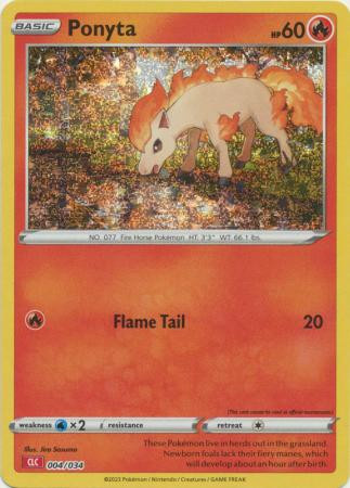 TCG Classic Collection: Charizard Deck 004/034 Ponyta (Holo)