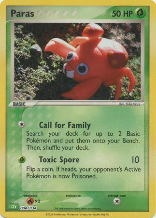 TCG Classic Collection: Venusaur Deck 004/034 Paras (Holo)