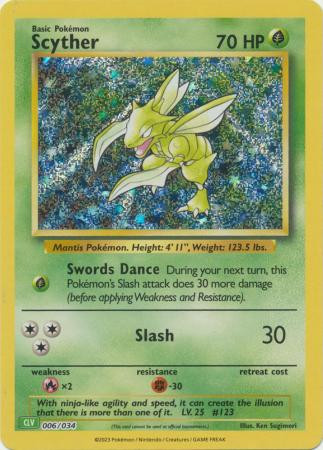 TCG Classic Collection: Venusaur Deck 006/034 Scyther (Holo)