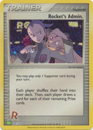 TCG Classic Collection: Venusaur Deck 026/034 Rocket's Admin (Holo)