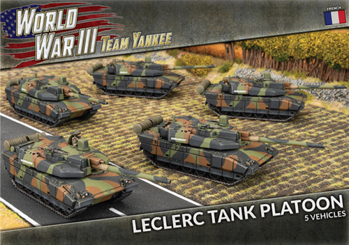 World War III: Team Yankee - Leclerc Tank Platoon (x5 Plastic)